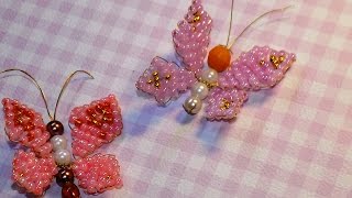 Мастер-класс Бабочка из бисера / beaded butterfly