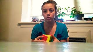I show how 2 do a checkerboard on a rubics cube