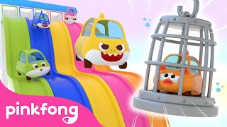 William Está Atrapado | ¡Salvemos a William con Tiburón Bebé! | Bebé Auto | Pinkfong Juguetes