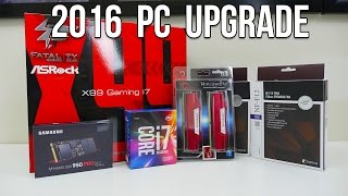 MY 2016 PC UPGRADE!! (Intel Core i7 6800K, 32GB RAM, Samsung 950 Pro)