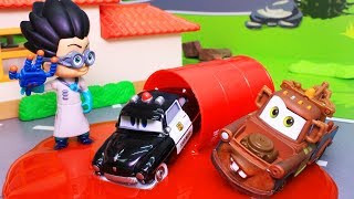 Мультфильмы машинки – Молния Маквин и Герои в масках: Двойник. Игрушки для мальчиков
