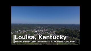 Flying around Louisa, Kentucky (4K)