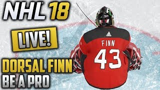 ? NHL 18 Be a Pro Goalie LIVE | CHASE FOR THE VEZINA CONTINUES...