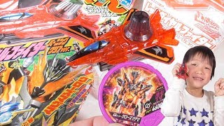 最終最強戦士！仮面ライダークローズマグマ！？てれびくん5月号 付録 レッドダイヤルファイター バーニングクリアver.で遊ぼう♪