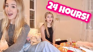 24 HOUR OVERNIGHT ROOM CHALLENGE! | JELLY DREAMS PIKMI POPS | QUINN SISTERS