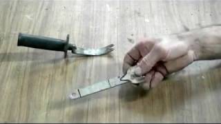 Ключ для снятия пистонов (клипс ) с авто - самодельный . special tooling .