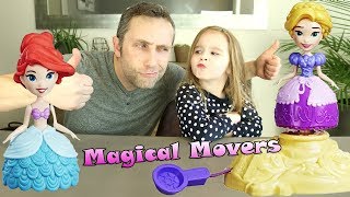 Les princesses Disney dansent et tournent comme des toupies à la maison ! Magical Movers Unboxing