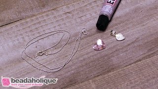 Quick & Easy DIY Jewelry: Swarovski Crystal Heart Necklace