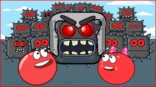 БИТВА против МЕГА БОССА ! Красный Шарик - новая веселая игра !   !