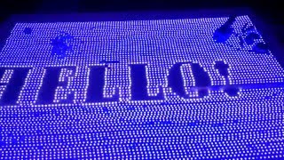 LED light curtain Ws2812 T-300k controller