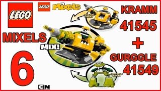 LEGO MIXELS SERIES 6 MIX KRAMM 41545 + GURGGLE 41549 - Лего Миксели 6 серия МИКС КРАММ + ГОРГЛ