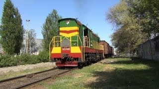 ЧМЭ3-4445 и толкач ТГМ4Б-1046