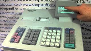 HOW TO PROCESS AN OPEN PLU SALE ON THE SHARP XE-A307 / XE-A407 / XE-A507 CASH REGISTERS