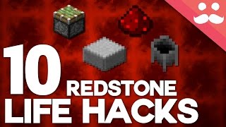 Top 10 Minecraft Redstone Life Hacks