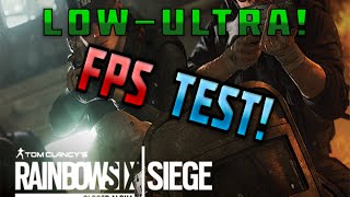 Rainbow Six Siege LOW - ULTRA FPS TEST! | GTX 960 & I5 4460!
