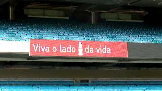 Teste Banner Coca-Cola no estádio do Morumbi