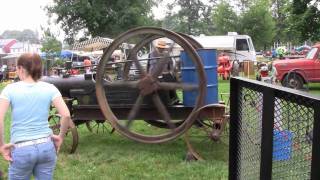 COLD START HUGE BESSEMER HIT MISS ENGINE