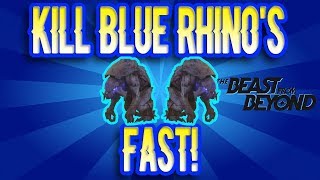 *EASY* Kill the Blue Rhino's in the Boss Battle in seconds! The Beast From Beyond - IW Zombies