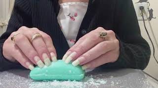 Natural Long Nails scratching scented soap ?