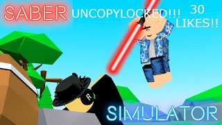 Roblox Saber Simulator/Animal Simulator X Uncopylocked 30 Likes