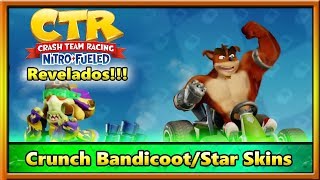Revelado!!! CTR: Nitro Fueled (Crunch Bandicoot/Star Skins)!