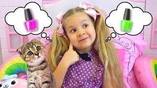 Diana memiliki hewan peliharaan - hari asyiknya bersama anak kucing