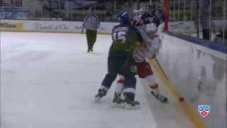 Плотный силовой Карсумса на Гандерсоне / Karsums jams Gunderson along the boards