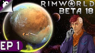 Rimworld Beta 18 - Crash Landing In A Swamp Will Be A Romp! - Rimworld Gameplay Part 1
