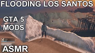 ASMR GTA 5 MODS | Flooding Los Santos | Gum Chewing | Controller Sounds