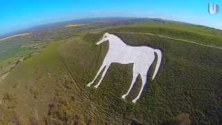 Westbury White Horse / Aerial Footage / WJ Media