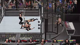 WWE 2K15 ELIMINATION CHAMBER 920MX GAMEPLAY