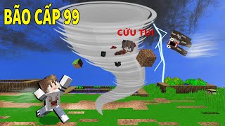 TẠO RA CƠN BÃO SIÊU CẤP BẰNG CỖ MÁY THẦN KỲ TRONG MINECRAFT*TROLL TIỂU YÊU BẰNG SIÊU BÃO CẤP 99