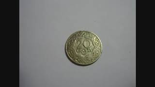 Продолжаем обзор многочисленных  монет Польши ! 20 грошей 1923 года.