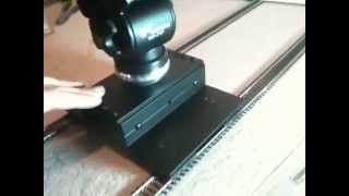 DIY dslr camera track slider dolly