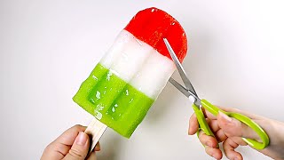 아이스크림 스펀지 자르기 Cutting Ice Cream SpongeアイスクリームスポンジトリミングCây kem