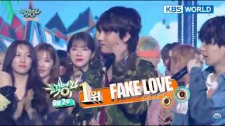 BTS (방탄소년단) Fake Love 10thwin on MusicBank 2018.06.08