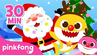 Navidad con Tiburón Bebé de Nariz Roja ️ | Villancicos de Navidad | Pinkfong Canciones Infantiles