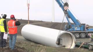 Montaj eoliana LandPower   7 noiembrie 2013