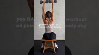 TRY THIS ARM WORKOUT & SAVE FOR LATER ???? full outfit from women’s best! use code: vicky #shorts