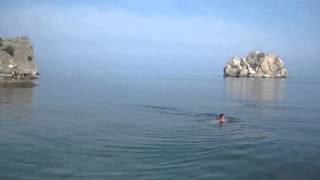 Гурзуф 2015 . Пляж Гуровские Камни .