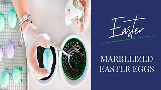 Marbelized Easter Eggs