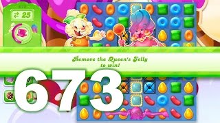 Candy Crush Jelly Saga Level 673 (3 star, No boosters)