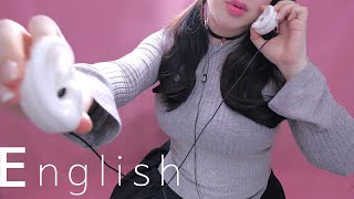 ASMR Tickling You with Close Ear to Ear Trigger Words????! (English, Whispering, Fast)