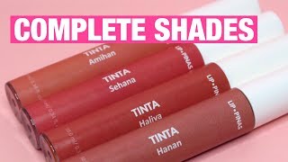 LIP PINAS TINTA LIP SWATCHES | LYN VIDALLON