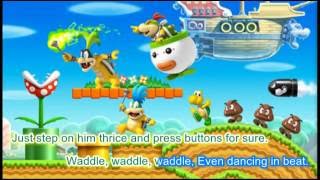 (lyric-added) New Super Mario Brothers WII - Overworld extract