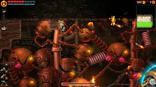 Прохождение SteamWorld Dig 2 Глава 05 Оазис Главный Босс Рози, Концовка с Намёком на 3 серию