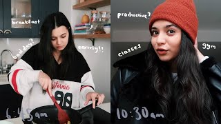 University Morning Routine | Early & Kinda Productive