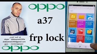 oppo a37 frp lock bypass google account frp reset