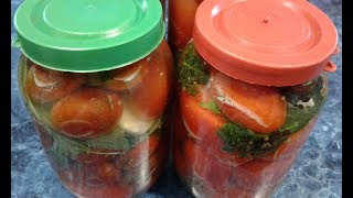 САМЫЕ ВКУСНЫЕ ПОМИДОРЫ ПОД КАПРОНОВОЙ КРЫШКОЙ как бочковые НО НЕ ПЕРЕКИСАЮТ