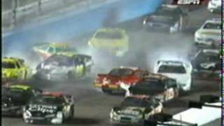 2010 NASCAR Nationwide Phoenix - A bad green flag restart triggers a pileup wreck